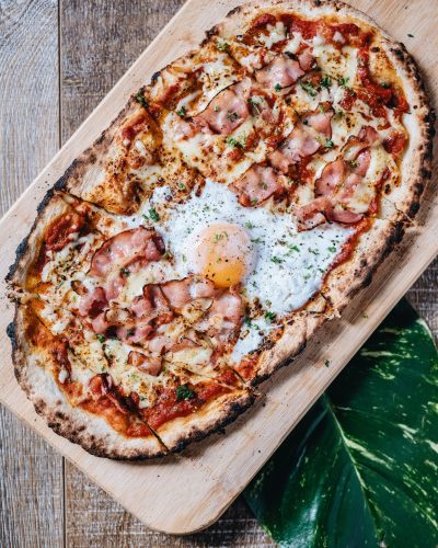 Bacon & Egg Pizza